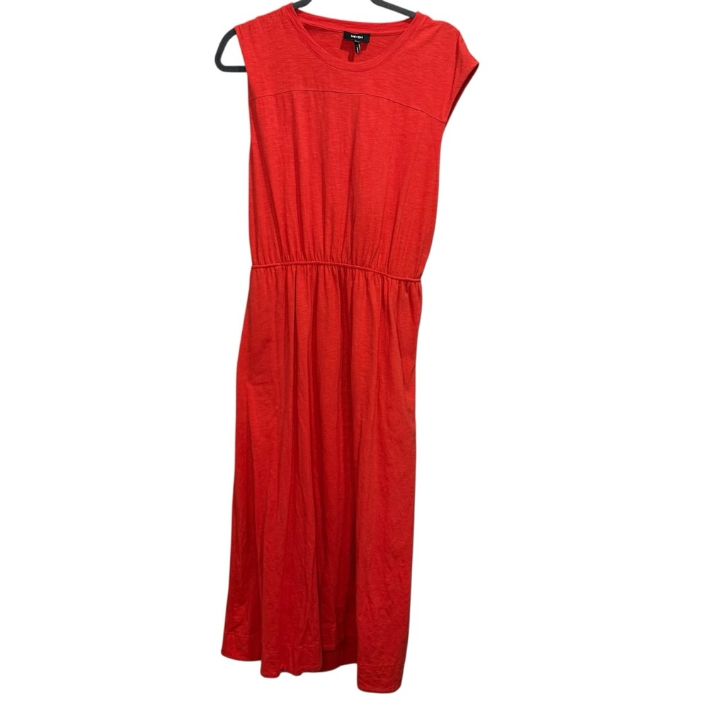 Me+ Em Red‎ Cut Out Back Midi Dress Sz 12
